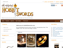 Tablet Screenshot of hobbitswords.com